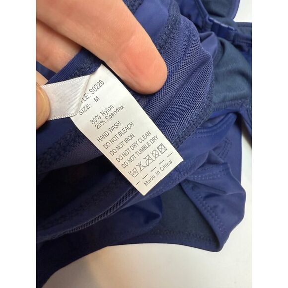 NWT Baltic Born Envya Swimwear Odyssey One Piece Swimsuit in Navy Blue NWT Sz. M - Picture 8 of 8